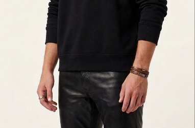 Lederjeans